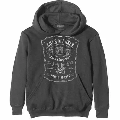 Buy Gun N Roses Paradise City Official Unisex Charcoal Pullover Hoodie • 34.95£