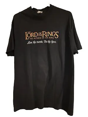 Buy Vintage 2003 Lord Of The Rings Return Of The King Film Staff T-shirt Size M RARE • 119.99£