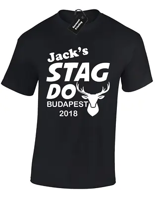 Buy Stag Do T-shirts Mens Stag Party Designs Personalised Tops Customised Funny (d3) • 10.50£