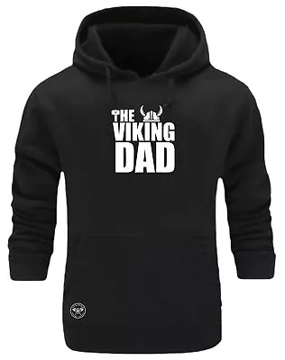 Buy The Viking Dad Hoodie Vikings Clothing Loki Thor Odin Daddy Fathers Day Gift Top • 17.99£