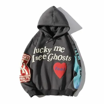 Buy Sweatshirt Hoodie Fleece Pullover Jumper Quality Casual Hip Hop Kayne West Ghost • 29.98£