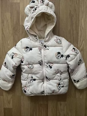 Buy Disney Minnie Mouse Hooded Jacket Asda George 12-18 Months • 8.99£