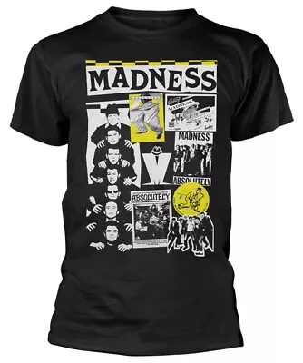 Buy Madness Spaper Cuttings Black T-Shirt OFFICIAL • 13.79£
