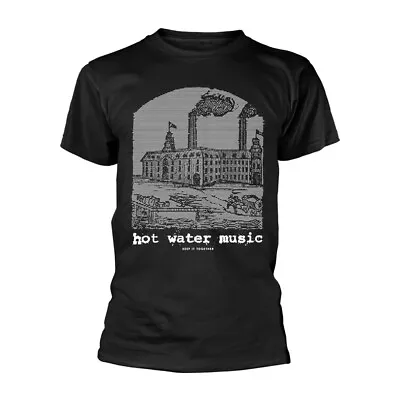 Buy HOT WATER MUSIC - FACTORY BLACK T-Shirt Small • 15.15£