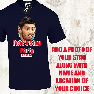 Buy Stag Do T Shirts Photo Printed Funny Design For Stag Party Joke Personalised Top • 4.99£