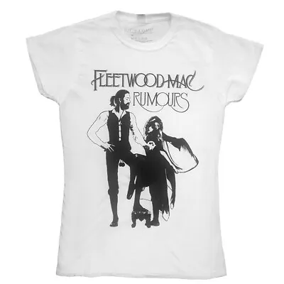 Buy Fleetwood Mac Rumours White Womens Fitted T-Shirt OFFICIAL • 15.19£