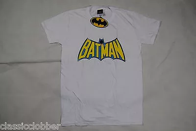 Buy Batman Distressed Classic Original Comic Logo T Shirt Bnwt Official Dc Comics • 9.99£