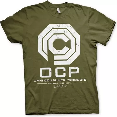 Buy Robocop Omni Consumer Products T-Shirt Olive • 28.83£