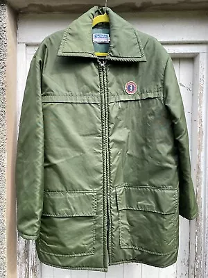 Buy The Floater By Mustang Vancouver Early Vintage Buoyant Coat Olive Green Ext Cond • 95£