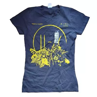 Buy Twenty One Pilots Dark Gray Yellow Band Tee Graphic T Shirt Size XL NWT • 13.23£
