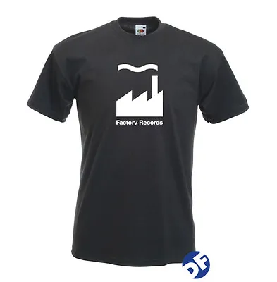 Buy Factory Records New Retro Style Manchester T Shirt S-XXL Various Colours • 12.99£
