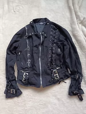 Buy Dead Threads Jacket Size S Goth Emo Punk • 30£