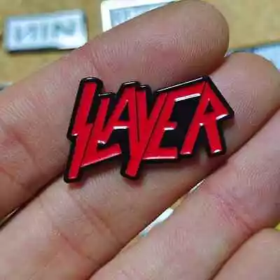 Buy Slayer Enamel Pin Hat Backpack Jackets Badge Brooch Logo Band Merch Swag • 7.53£
