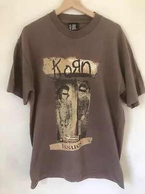 Buy Rare Korn 1999 Vintage Issues T-Shirt Giant Tag L Men's As Worn By Travis Scott • 749£