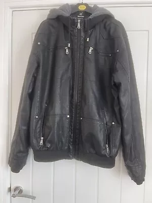 Buy Mens Faux Leather Jacket  • 40£