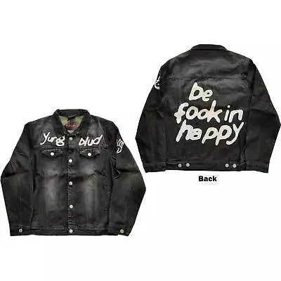 Buy Yungblud Unisex Denim Jacket: Be Fooking Happy • 66.25£