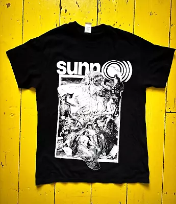 Buy Original SUNN O))) Vintage 2017 T-shirt. 'Let There Be Drone' UK Tour. Medium. • 50£