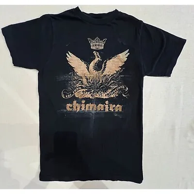 Buy Chimaira Heavy Metal Band Graphic T-Shirt Black Crew Neck Cleveland Small EUC • 10.39£