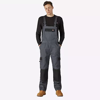 Buy Dickies Everyday Mens Work Coveralls Safety Clothing Bib And Braces Grey • 47.49£