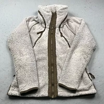 Buy Kuhl Jacket Womens Small Beige Brown Sherpa Fleece Hooded Full Zip Flight • 33.07£