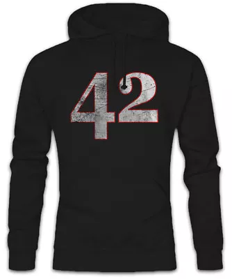 Buy 42 Hoodie Sweatshirt The Hitchhiker's Number Guide To The Answer Galaxy Fun Geek • 40.79£