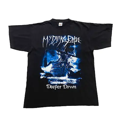Buy My Dying Bride Deeper Down Tshirt | Vintage Doom Metal Band Music Black VTG • 38.01£