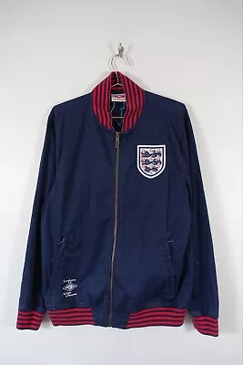 Buy England Umbro Football Navy Blue 1966 World Cup Jacket Mens Size Medium • 37.04£