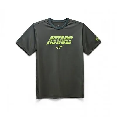 Buy Alpinestars Ride Tech Angle Spruce (635)Performance Tee T-Shirt Casual Wear • 24.95£