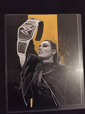 Buy WWE Becky Lynch Signed Photo Official Wrestle Crate Merch • 33£