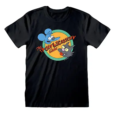 Buy Simpsons Itchy And Scratchy Show Logo T-Shirt • 16.99£