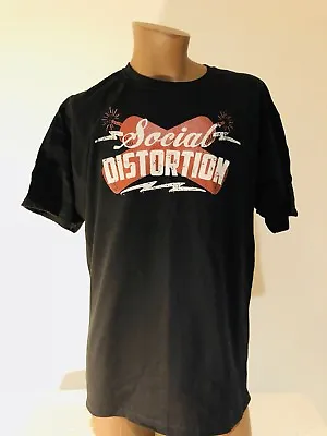 Buy Social Distortion Firecracker Logo  Large T-shirt New NWOT Mike Ness Skelly Punk • 18.95£