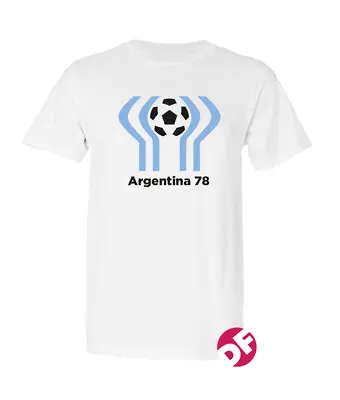 Buy Retro Argentina World Cup 1978 T-shirt Nostalgic Shirt World Cup Adult Kids NEW • 11.99£