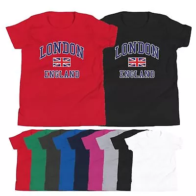 Buy I Love London England T Shirt UK Novelty Souvenir T-Shirt Birthday Gift Kids Top • 9.99£