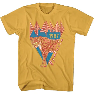 Buy Def Leppard 1987 Hysteria Leopard Men's T Shirt Rock Band Concert Music Merch • 40.90£