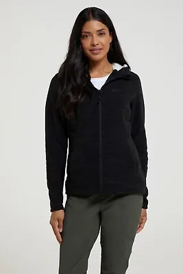 Buy Mountain Warehouse Womens Snowdonia Hoodie Ladies Fleece Warm Soft Jacket Coat • 29.99£