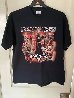 Buy Vintage Iron Maiden Tour T Shirt XL Used • 10.50£