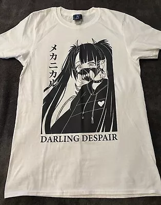 Buy White Gothic T-shirt Size Small DARLING DESPAIR • 10£