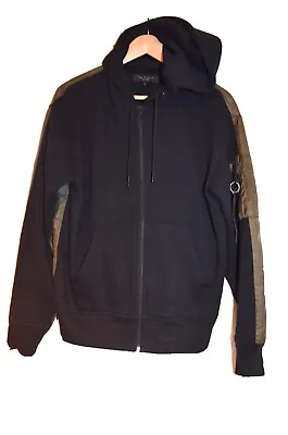 Buy Rag & Bone ~New York Smart Designer Black/Olive Men’s Hoodie Size: S • 48.99£