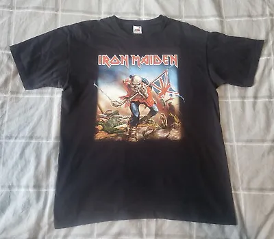 Buy Iron Maiden  T Shirt Trooper Classic Size Large  • 8.99£