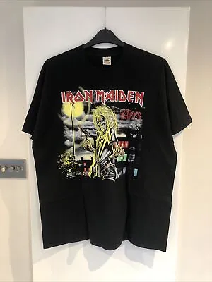 Buy Vintage Iron Maiden Killers Graphic Tshirt Black Red XL FOTL Metal Band Tour  • 30£