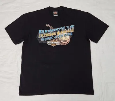 Buy Mens Harley Davidson Boswell's Music City USA Nashville TN T-Shirt Size XL 2012 • 17£