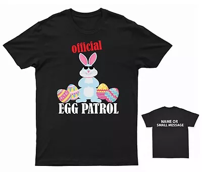Buy Easter Egg Patrol Cool T-Shirt Personalised Gift Customised Name Message • 10.95£
