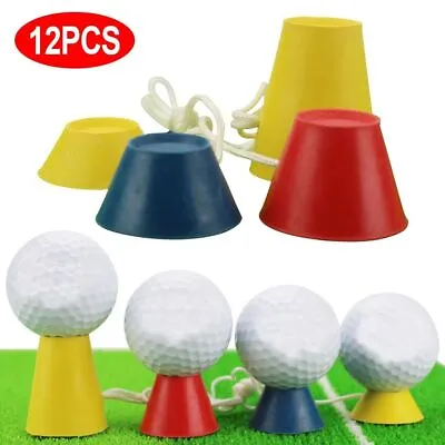 Buy Plastic Golf Accessories Golf T-Shirt Golf Home Range Golf Holder Workouts Practice • 6.53£