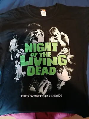 Buy Night Of The Living Dead T-Shirt Men's XL 100% Cotton Gildan Softstyle Ring Spun • 19.99£