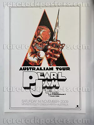 Buy Pearl Jam / Ben Harper / Liam Finn ~ Orig 2009 Aust Gig Merch Poster ~ Ben Brown • 142.21£