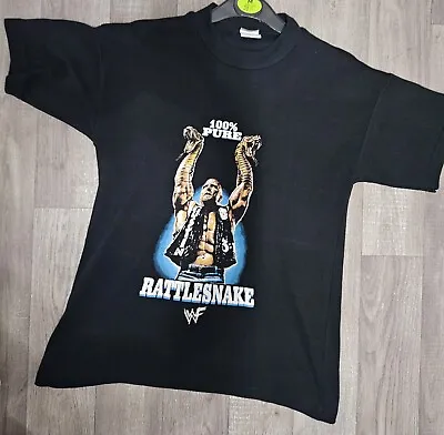 Buy Vintage WWE Stone Cold Steve Austin T-shirt Rare 100% Pure Rattlesnake Boys Larg • 24£