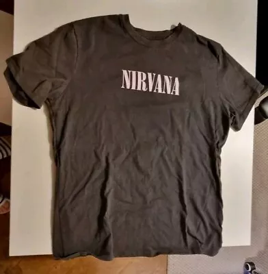 Buy NIRVANA IN UTERO Pull & Bear Print Black T-shirt - Size M MEDIUM Grunge BAND • 8£