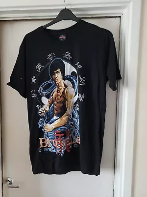 Buy T Shirt UK Size Large Black Bruce Lee • 0.99£