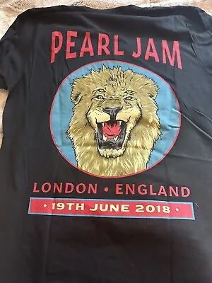 Buy Pearl Jam London 02 2018 Tour T-Shirt S • 50£