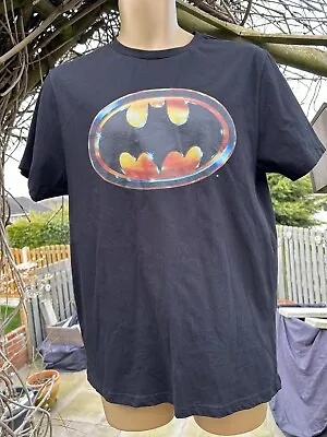 Buy Batman 89' Michael Keaton Mens T Shirt Halloween Arkham Gotham Size M 1989 • 12.99£